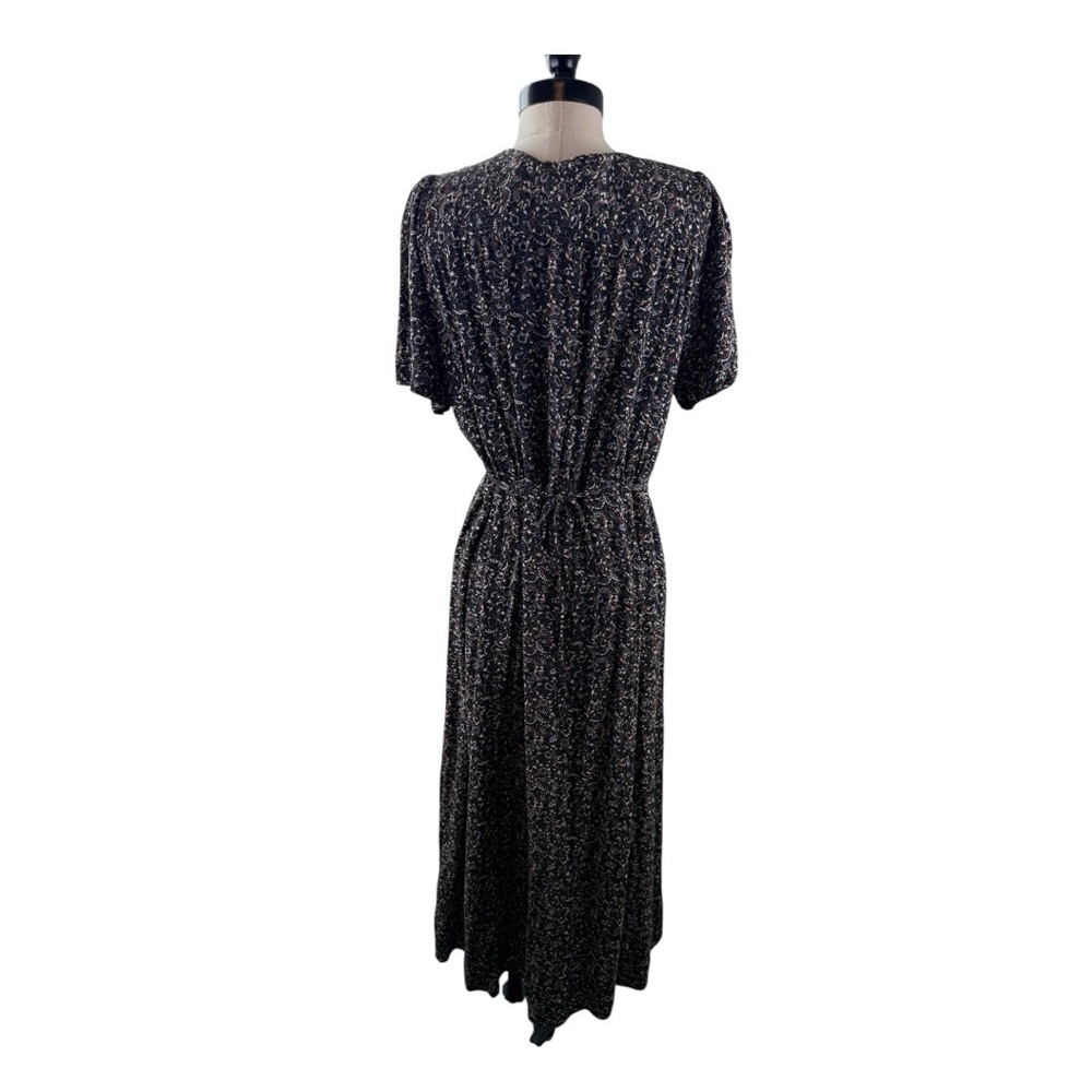 Levi's Black Floral Midi Dress - Picture 3 of 7